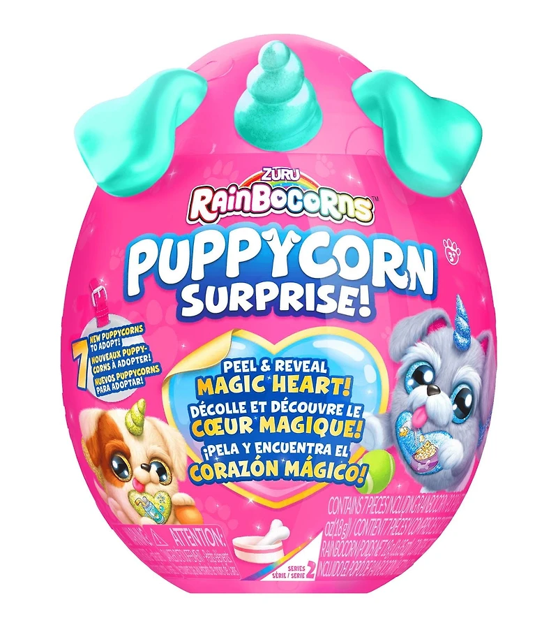 Chiots unicornes surprise au coeur d'étincelle, Puppycorn Série 2