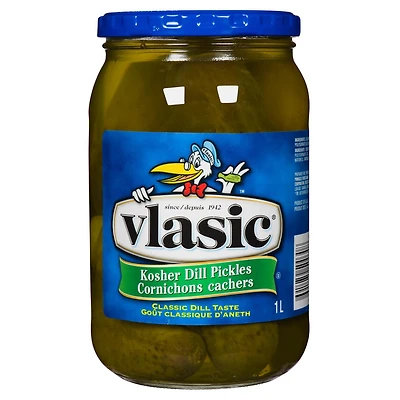 Cornichons entiers cacher Vlasic