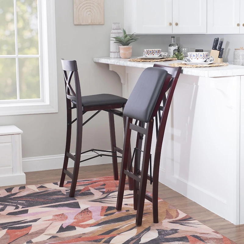 Bronson X Back Folding Bar Stool