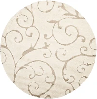 SAFAVIEH Florida Douglas Floral Vines Shag Area Rug
