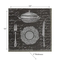 20 Pack Luncheon 3 Ply Ply Sent Sett Signed - Ensemble De 6
