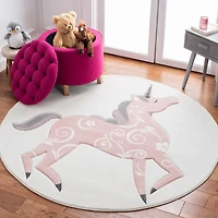 Safavieh Carousel Kids Dalach Unicorn Area Rug