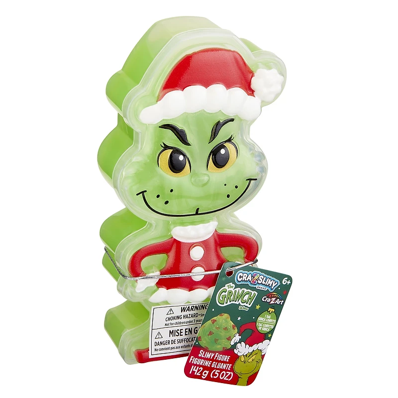 Cra-Z-Slimy Personnage Grinch Slime.   Excellente idée de cadeau pour les fêtes.
