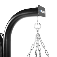 Support pour sac lourd FUEL Pureformance avec plateforme pour poire de vitesse, noir