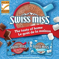Mélange à chocolat chaud Swiss Miss ™ à saveur de chocolat au lait, sans agents de conservation et facile à préparer, 313 g (8 X 39 g)
