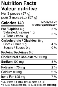 Frites de poulet pané Great Value 1,13 kg