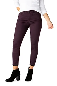 Levi Strauss Signature.MC Filiforme taille haute à revers à la cheville pour femme