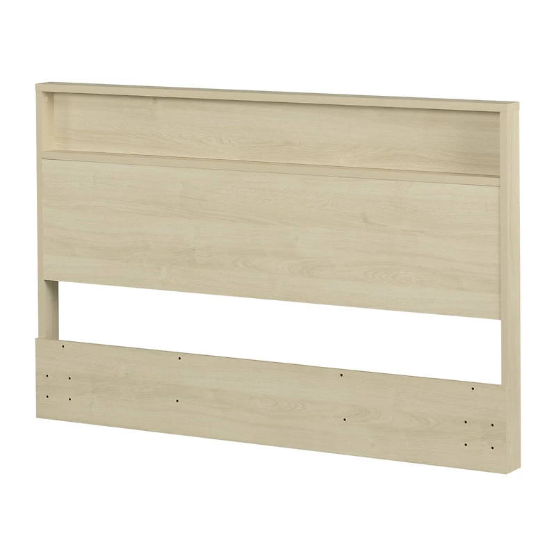Tête de lit avec tablette Double / Queen, fini Chêne blanchi, collection Fusion de Meubles South Shore