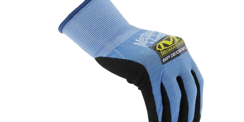 Mechanix Wear SpeedKnit™ CoolMax® Grip Work Gloves (Large/X-Large, Blue), Grip