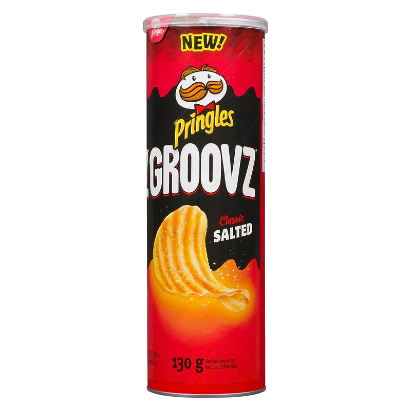 Pringles Groovz Salées classiques, 130 g