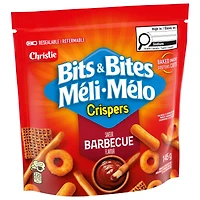 Mélange d'amuse-gueule et de craquelins MÉLI-MÉLO CRISPERS saveur Barbecue