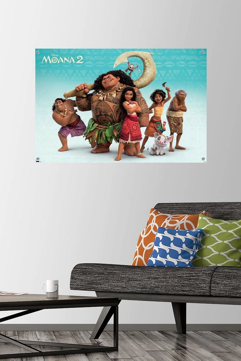 Disney Moana 2 - Group Wall Poster