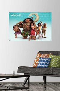 Disney Moana 2 - Group Wall Poster