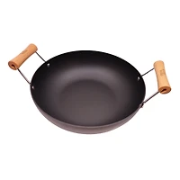 Verka Anodised Iron Wok (Karahi) 28cm Two Ear w/Lid, Endless range of dishes