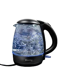 Danby 1.2L Glass Kettle in Black