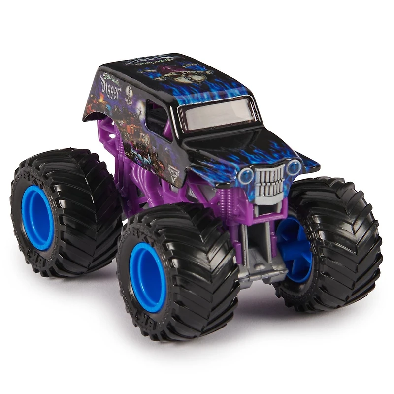 Monster Jam, Monster truck Son Uva Digger officiel, véhicule en métal moulé, échelle 1:64, jouets pour garçons à partir de 3 ans