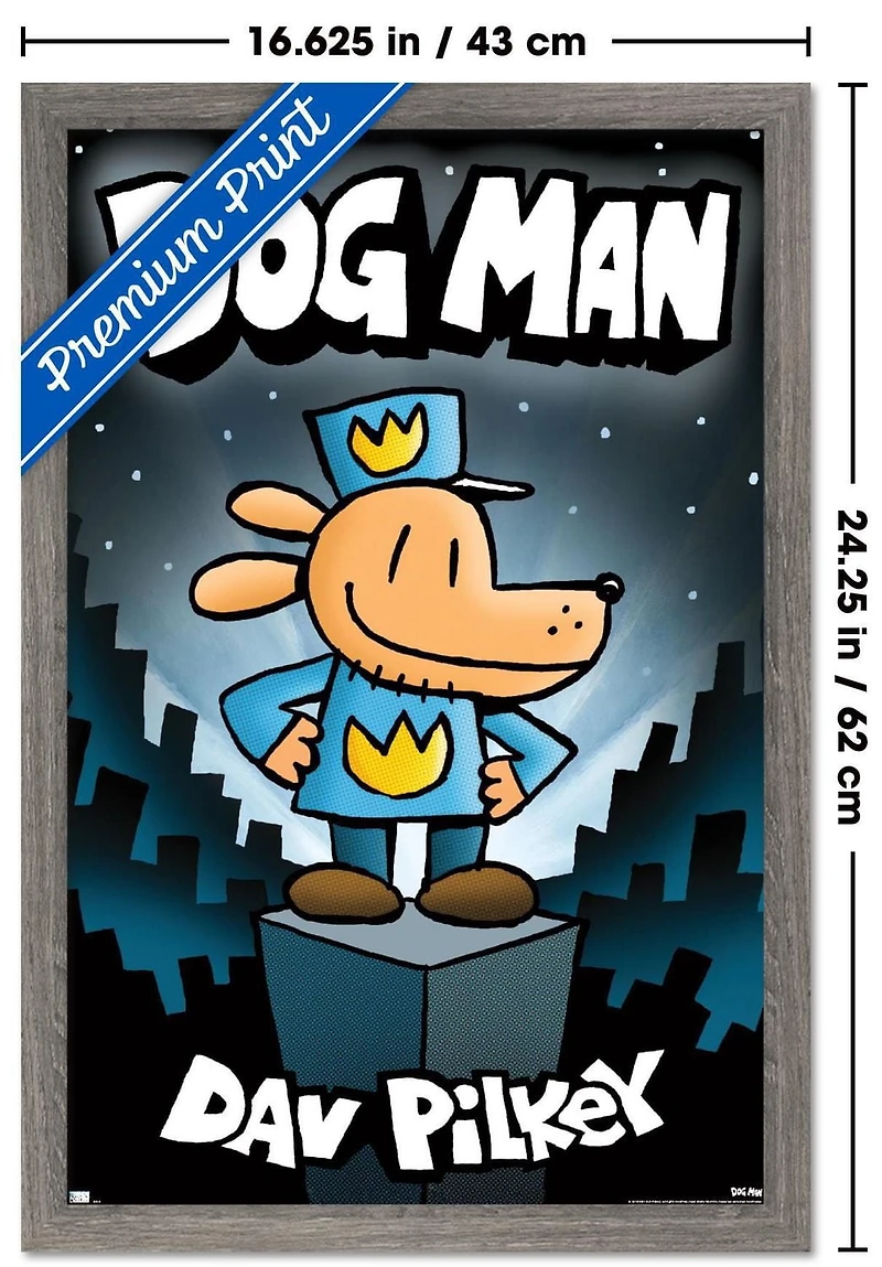 Dog Man - Book Cover (2016) Wall Poster