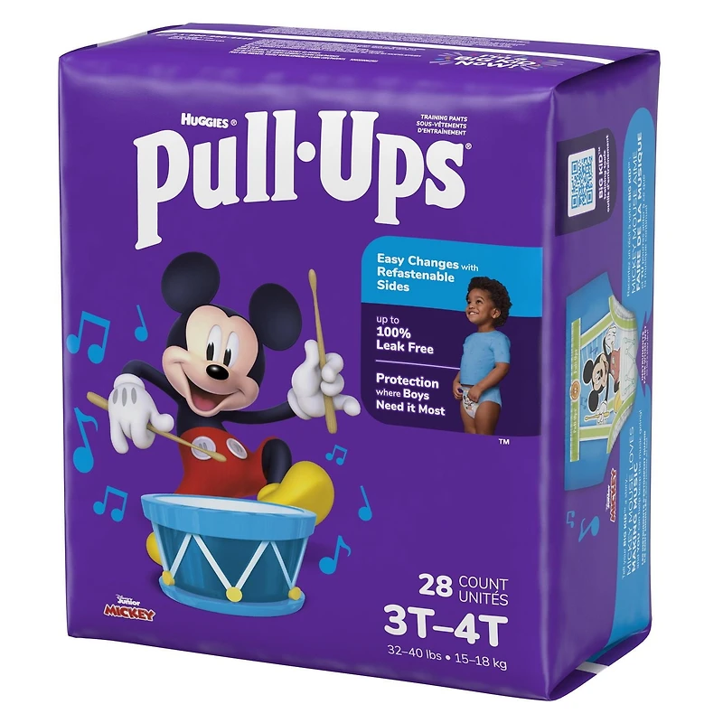 Pull-Ups Boys' Potty Training Pants, 2T-6T (38-50+ lbs), 80-125 Count (Select for More)