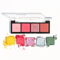 Hard Candy, Moods Shadow Palette, 4 teintes monochromes audacieuses et modulables, PURR, 0,10 oz 3g