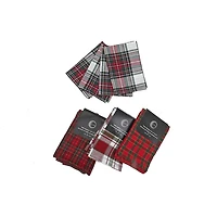 Asstd Cotton 4Pk Serviettes Avec Lurex (18 "X 18")