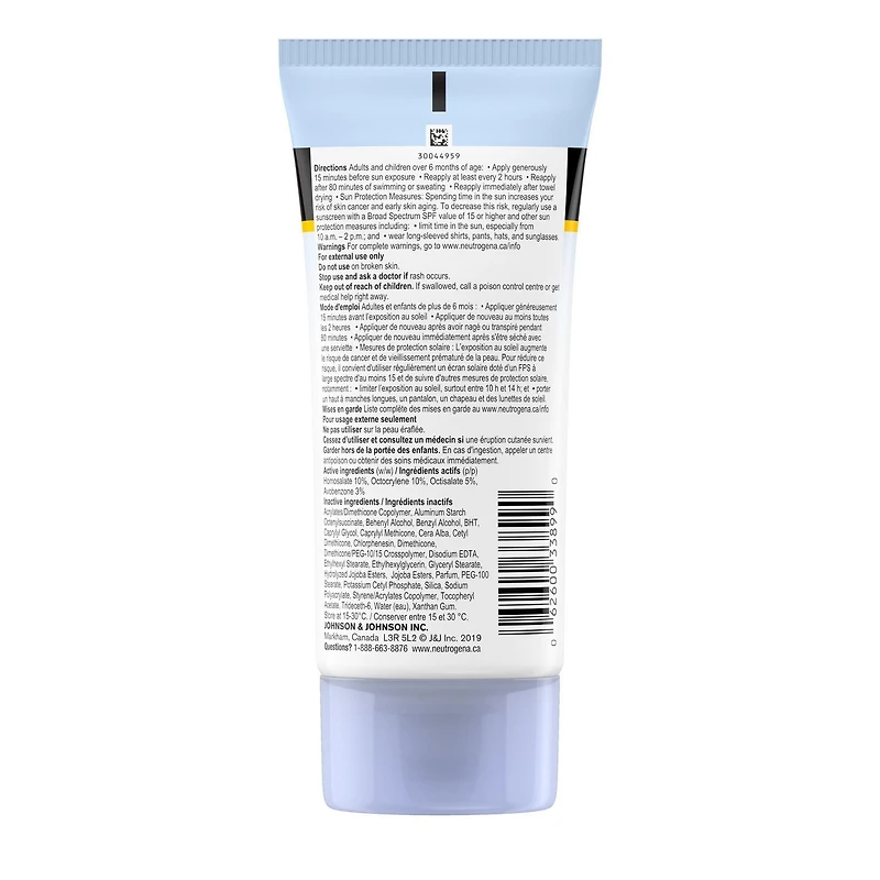 Neutrogena Sunscreen Lotion SPF 45, Ultra Sheer Dry Touch, 147 mL