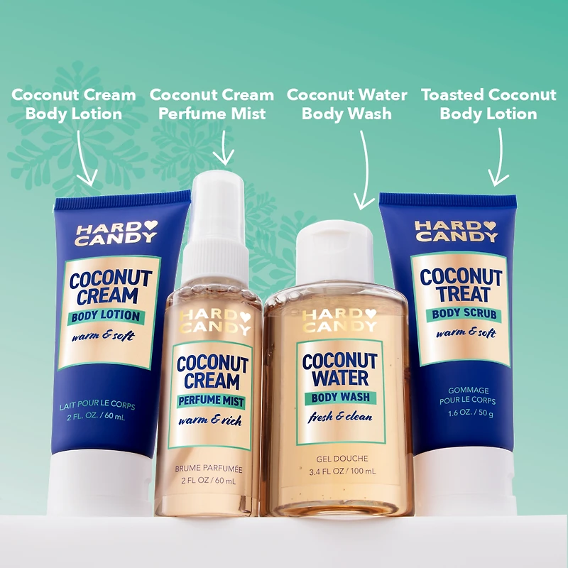 Hard Candy Coffret-cadeau Everything Shower, Toast à la noix de coco