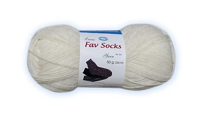 Laine Fav Sock Ivoire