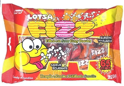 Lotsa Fizz Candy - 225g - 65Ct Bag