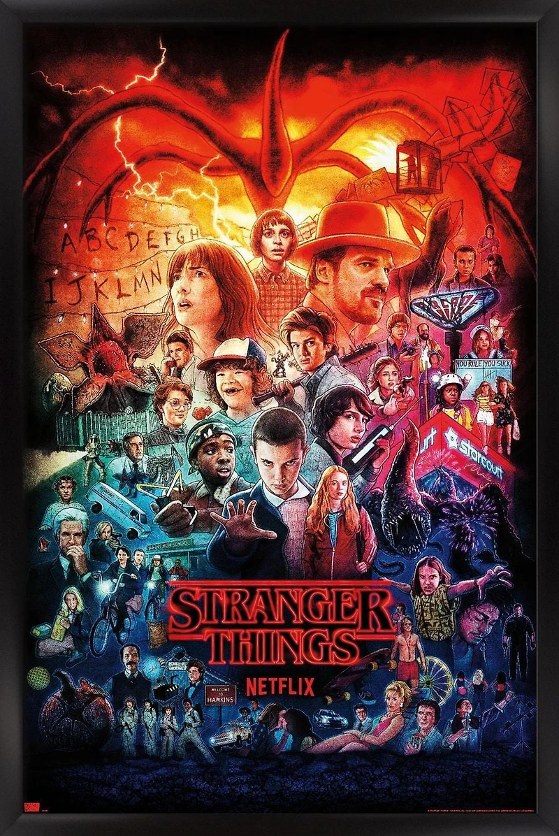 Netflix Stranger Things - Three Seasons One Sheet Wall Poster