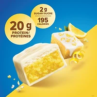 Pure Protein Lemon Cake Bars - 20 g Protein, Low Sugar, Gluten free Snack with Whey Blend, Made in Canada, 6 x 50 g, Lemon cake protein bar