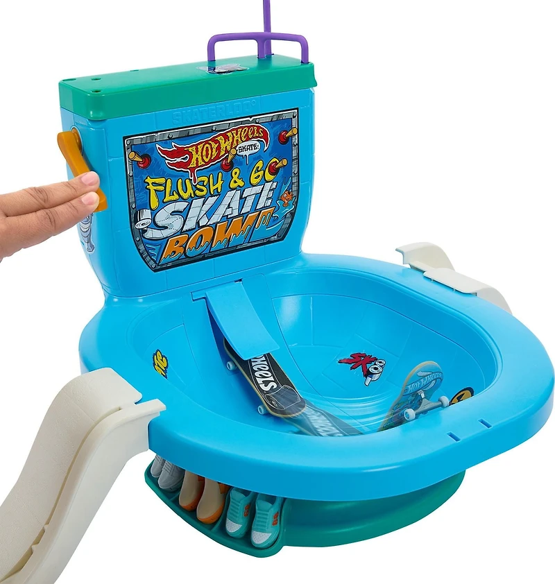 Hot Wheels Skate-Tirez la Chasse: C’est Parti!-Coffret fingerboard Âges 5Y+