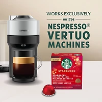 STARBUCKS Mélange des fêtes pour NESPRESSO VERTUO, édition limitée, café de torréfaction moyenne, douces notes d’érable et d’herbes, café 100 % arabica, capsules recyclables 98 g