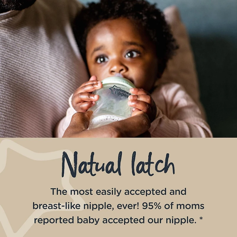 Tommee Tippee Closer to Nature Tétines de Biberon pour Bébé à Débit Moyen