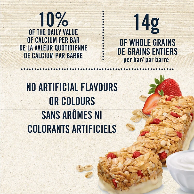 Quaker Barres tendres Yogourt Fraise