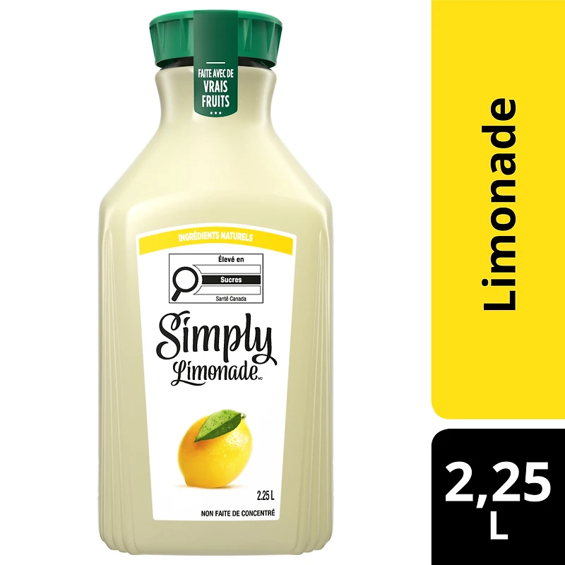 Simply Limonade Bouteille, 2.25 Liters Simply Limonade 2.25L