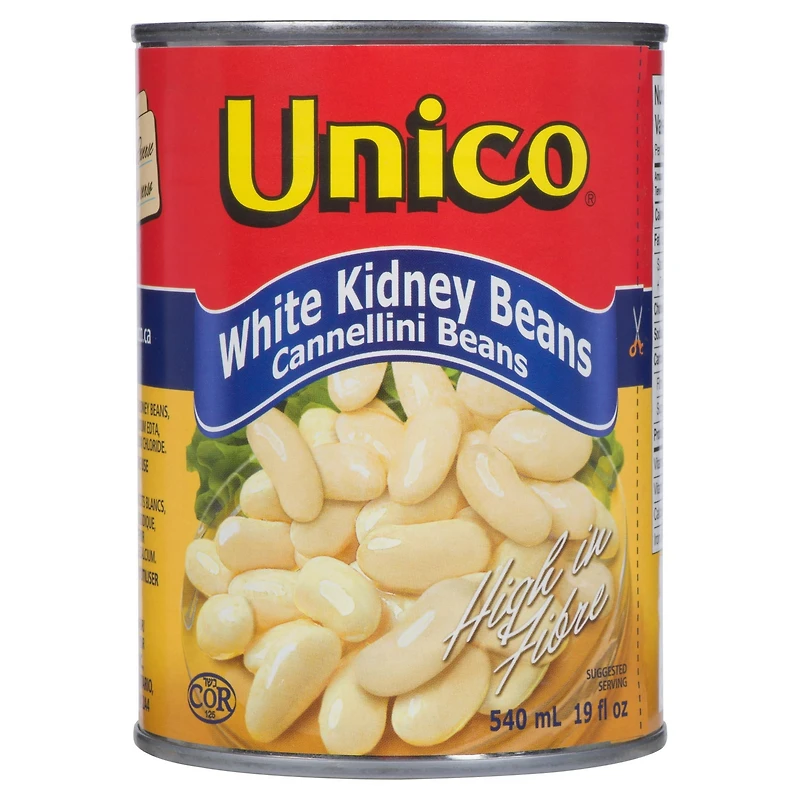 Unico White Kidney Beans, 540 mL