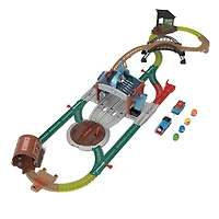 Thomas & Friends Load & Launch Barrel Delivery Set by Fisher-Price & Classic Motorized Toy Train