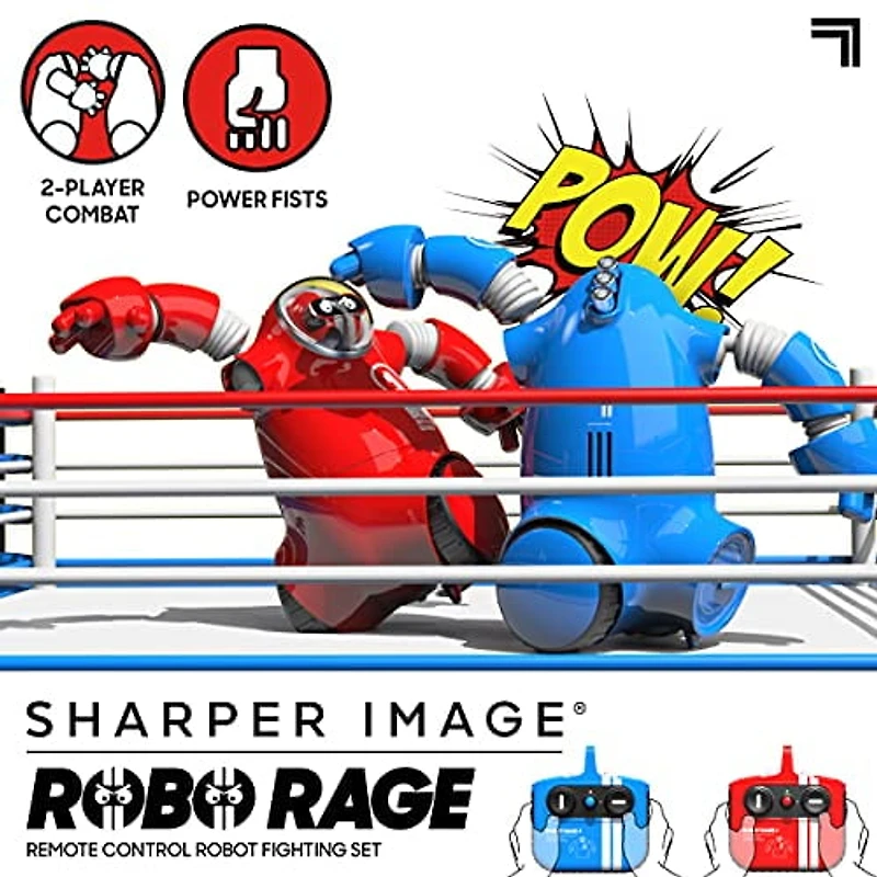 SHARPER IMAGE Robo Rage Remote Control Two-Player Robot Fighting Set