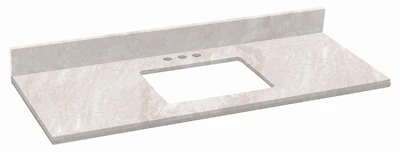 Imaginations Américaines 47.6-po. W Quartz Beige