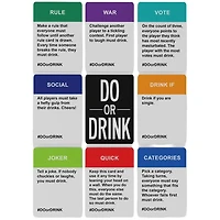Faire ou boire, gagner ou s'hydrater De l'excitation pour votre fête ou votre soirée!