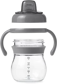 Oxo Tot Transitions Gobelet à Bec Souple avec Poignées Amovibles - 180 ml (6 oz) - Crépuscule - 6 mois +