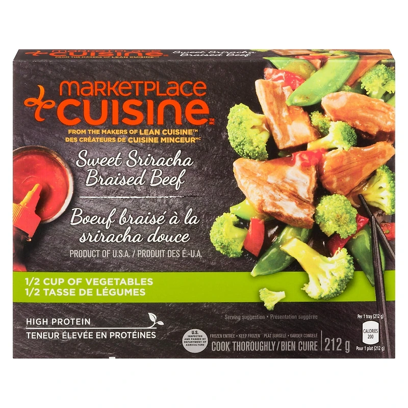 MARKETPLACE CUISINE® Boeuf braisé à la sriracha douce