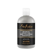 Shampooing Nettoyant Intensif Shea Moisture Savon Noir Africain Charbon
