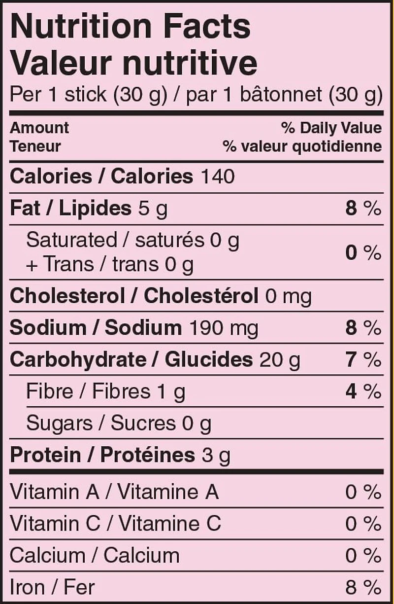 Pain baguette au piment Taralli Baresi d'Aurora 300 grammes