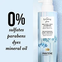 Shampooing Pantene Nutrient Blends Éclat hydratant Baobab + hyaluronique sans sulfate 440 mL