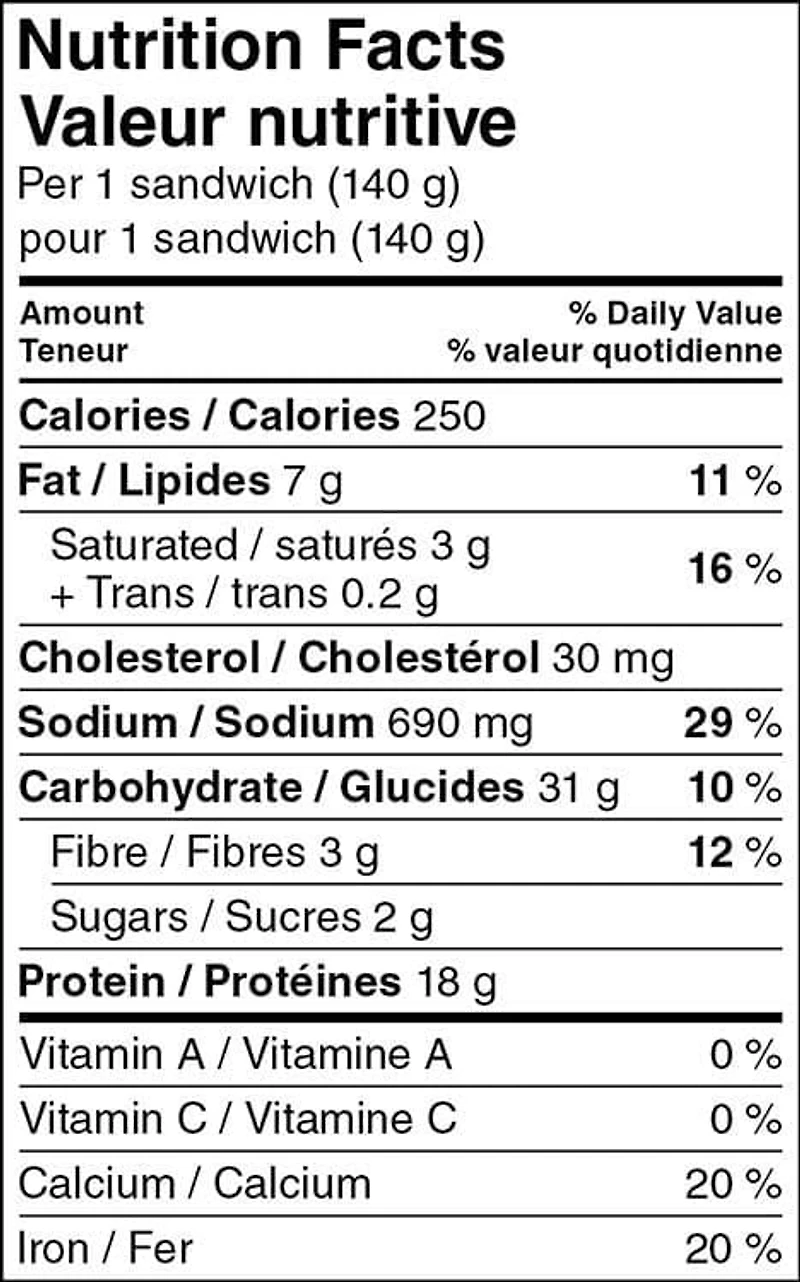 Great Value Breakfast Sandwich, Turkey Sausage, Egg White and Cheese on a Wheat English Muffin
