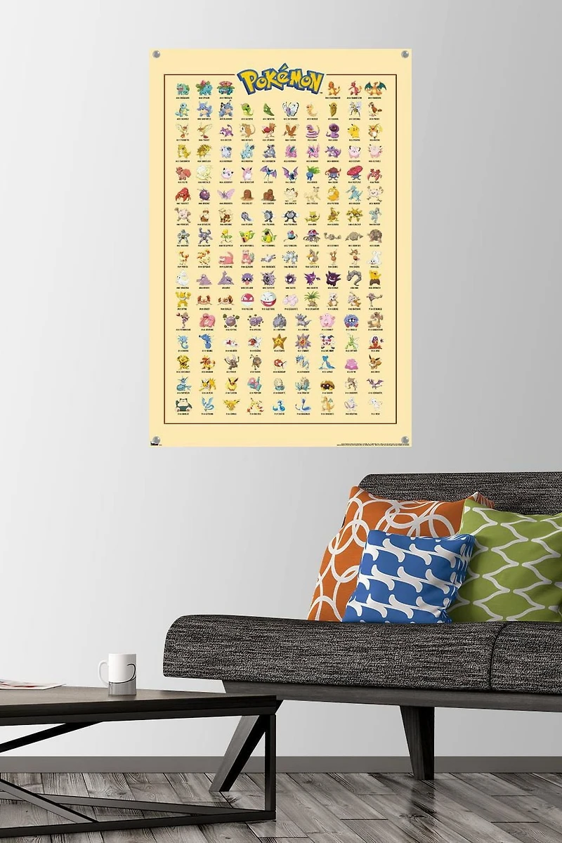 Pokémon - Grille Kanto