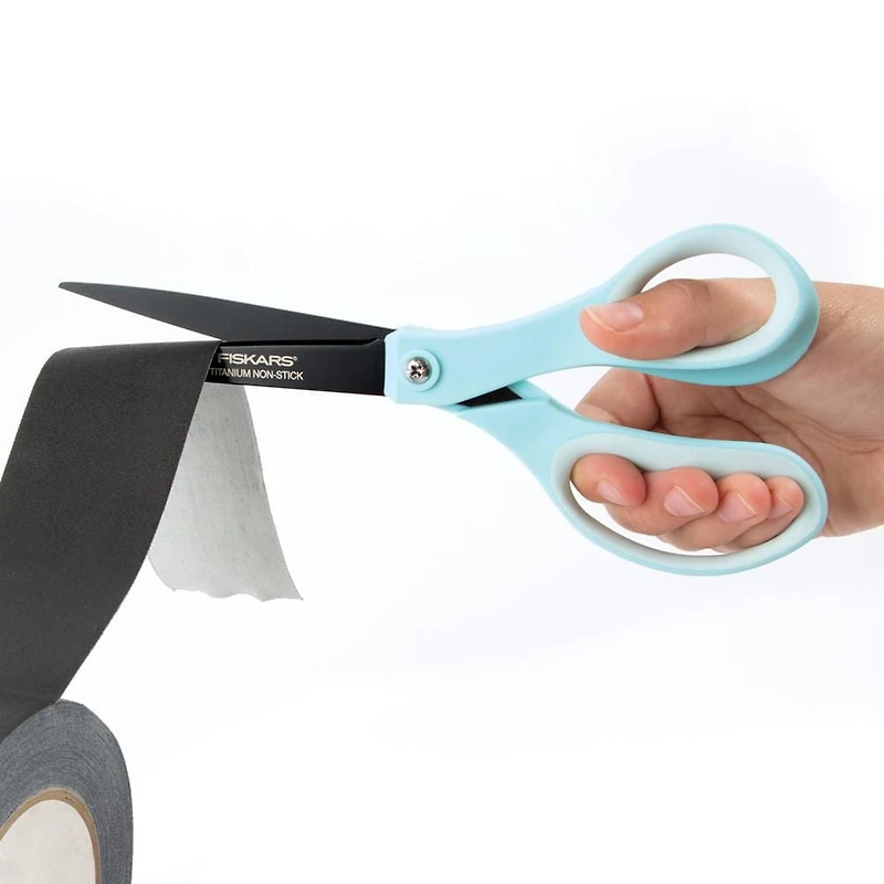 Fiskars Non-stick Titanium Softgrip Scissors (8 in.)