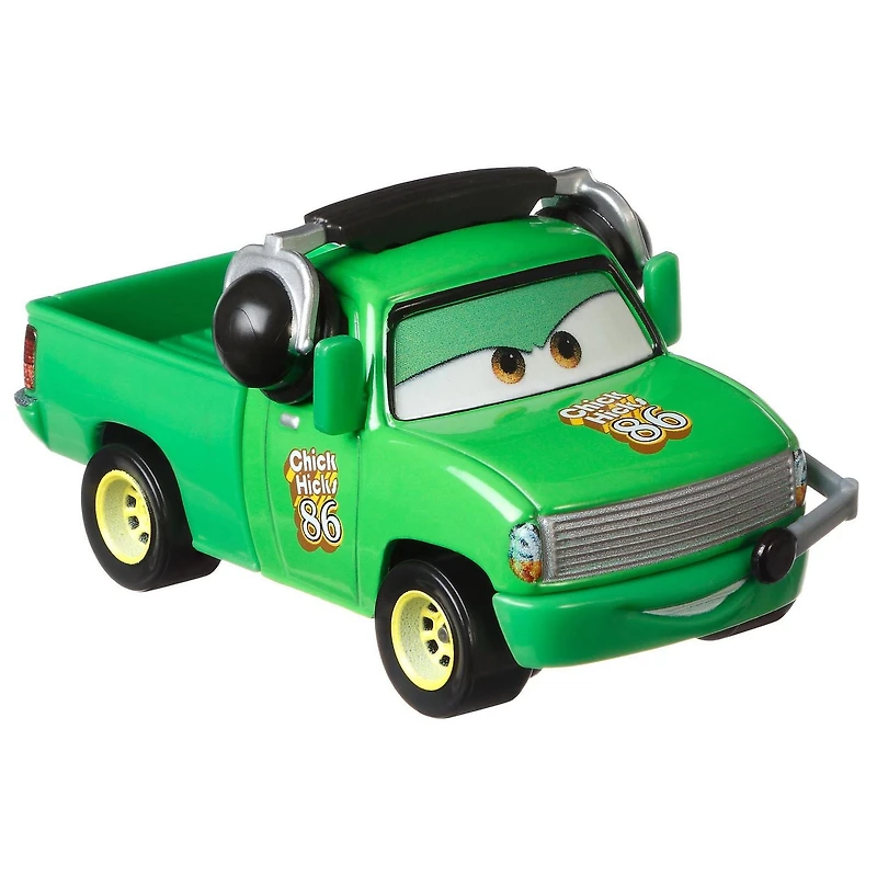 Chick Hick et Chef Chick du film «Les Bagnoles» de Disney/Pixar, véhicules en métal moulé sous pression à l’échelle 1:55, coffret de 2, bolides de course jouets, véhicules personnages, coffret-cadeau