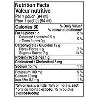 GERBER Purée Pomme, banane, bleuet et yogourt, faite avec du yogourt et de vrais fruits, pour bébés et tout-petits, sans sucre ni sel ajoutés, sans OGM, sachet refermable 94 ml